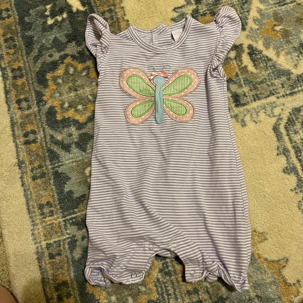 Stitchy fish romper